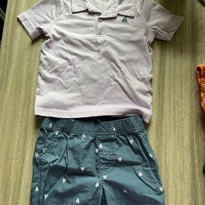 Carter's Pink and Gray Kids Matching Set